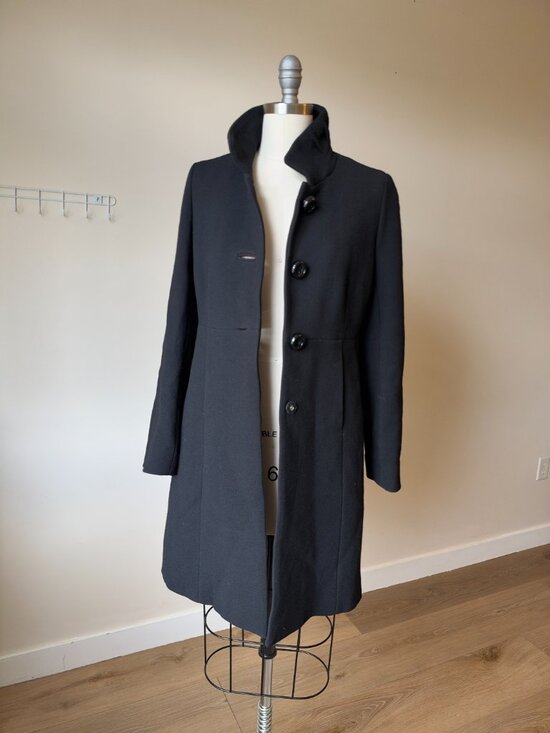 J. Crew Jackets & Blazers - Vintage J.Crew Wool Peacoat Size 2 | Black Winter Coat